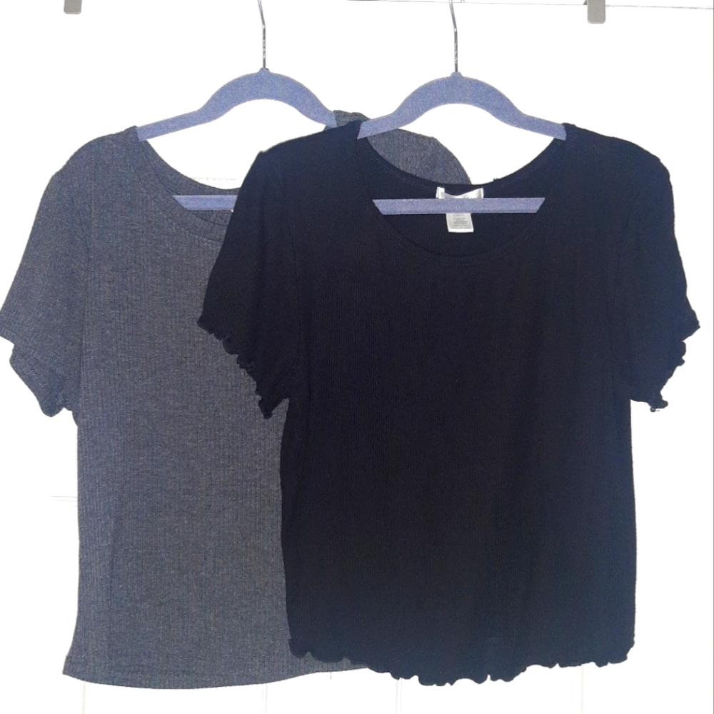 2 crop tops